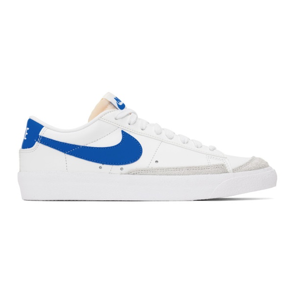 나이키 Nike White & Blue Blazer Low 77 Vintage Sneakers 242011M237087