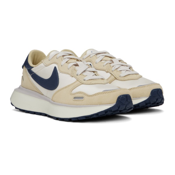나이키 Nike Beige & Navy Phoenix Waffle Sneakers 241011F128096
