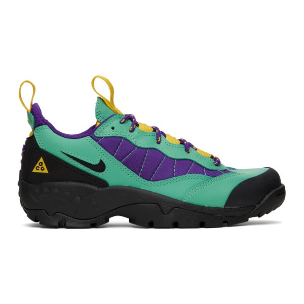 나이키 Nike Green & Purple Air Mada Sneakers 231011F127019