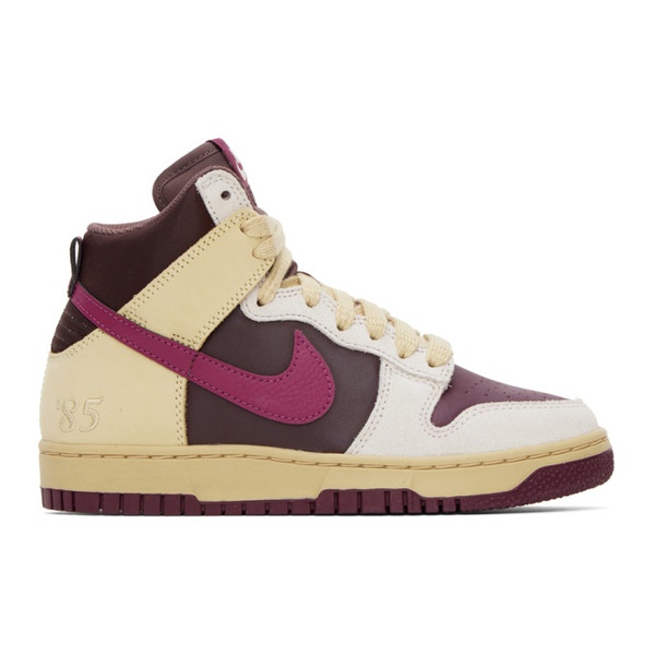 나이키 Nike 오프화이트 Off-White & Burgundy Dunk High 1985 Sneakers 231011F127026