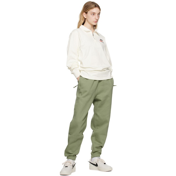 나이키 Nike Green Embroidered Lounge Pants 231011F086062