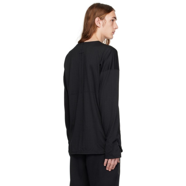 나이키 Nike Black Dri-FIT Long Sleeve T-Shirt 241011M213026