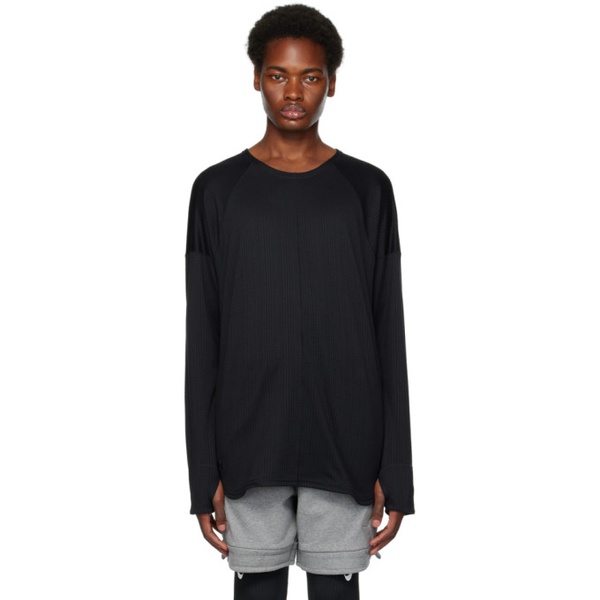 나이키 Nike Black Dri-FIT Long Sleeve T-Shirt 232011M213046