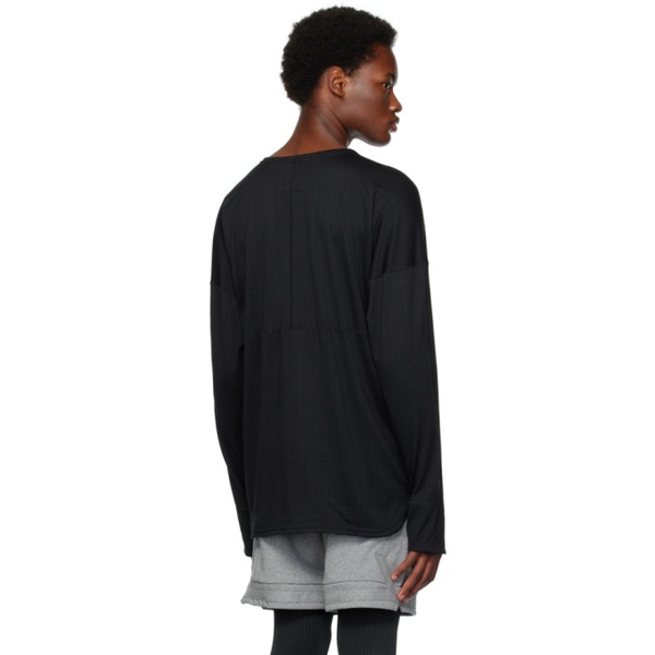 나이키 Nike Black Dri-FIT Long Sleeve T-Shirt 232011M213046