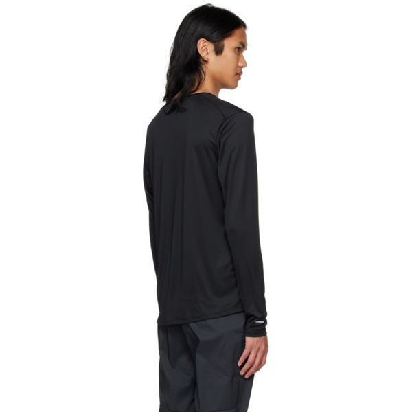 나이키 Nike Black Reflective Long Sleeve T-Shirt 231011M213021