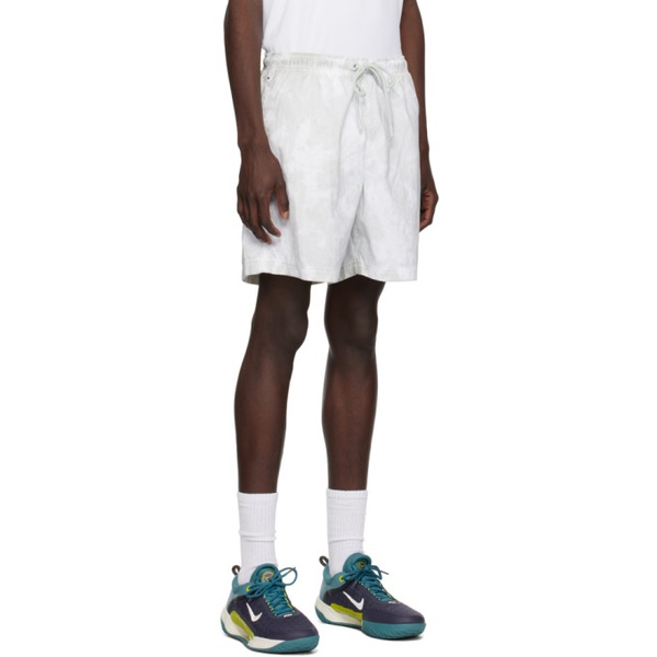 나이키 Nike Gray Drawstring Shorts 232011M193013