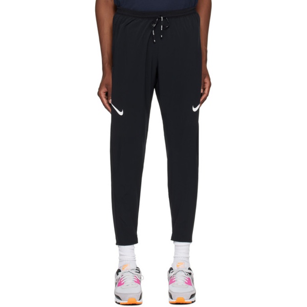 나이키 Nike Black AeroSwift Sweatpants 242011M190005