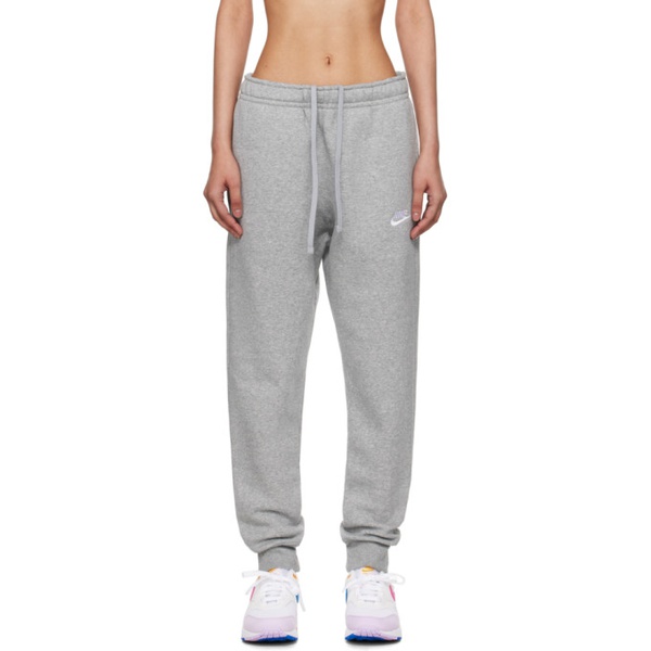 나이키 Nike Gray Sportswear Club Sweatpants 242011F086014