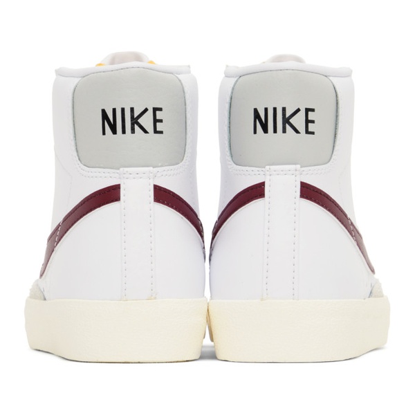 나이키 Nike White & Red Blazer Mid 77 Vintage Sneakers 231011M236004