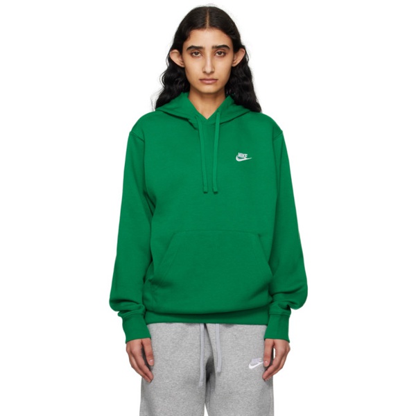 나이키 Nike Green Sportswear Club Hoodie 242011F097006