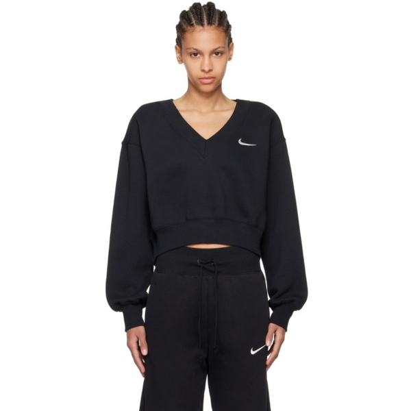 나이키 Nike Black Sportswear Phoenix Sweater 242011F110000
