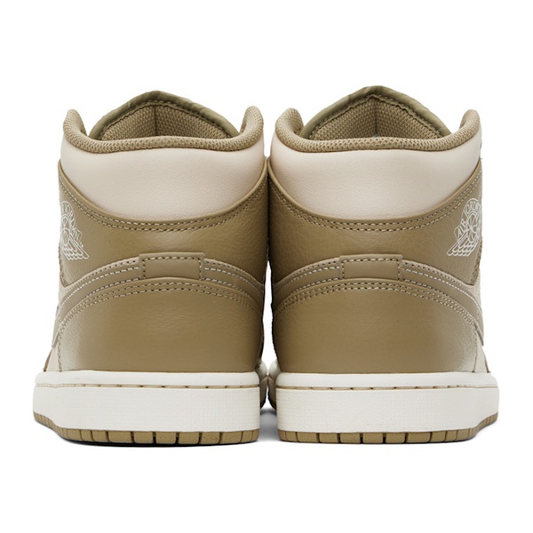 나이키 나이키 조던 Nike Jordan Brown & Beige Air Jordan 1 Mid Sneakers 242445M236000
