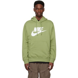 Nike Green Drawstring Hoodie 222011M202041