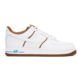 Nike White & Tan Air Force 1 07 LX Sneakers 242011M237042