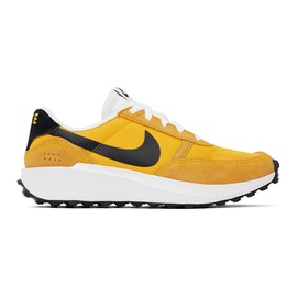 Nike Yellow Waffle Nav Sneakers 242011M237047