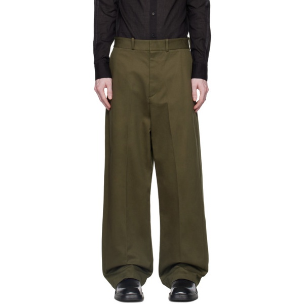  Nili Lotan Khaki Patrice Trousers 232140M191003