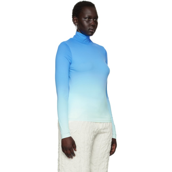  니나 리치 Nina Ricci Blue Color Fade Turtleneck 221475F099003