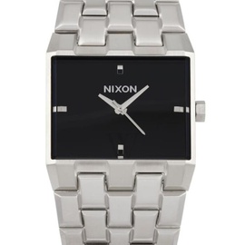 Nixon MEN'S Ticket II Stainless Steel Black Dial Watch A1262-625-00