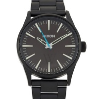 Nixon MEN'S Sentry 38 Stainless Steel Black Dial Watch A450-712-00