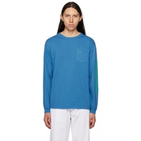 노아 Noah Blue Modern Boy Long Sleeve T-Shirt 231876M213019