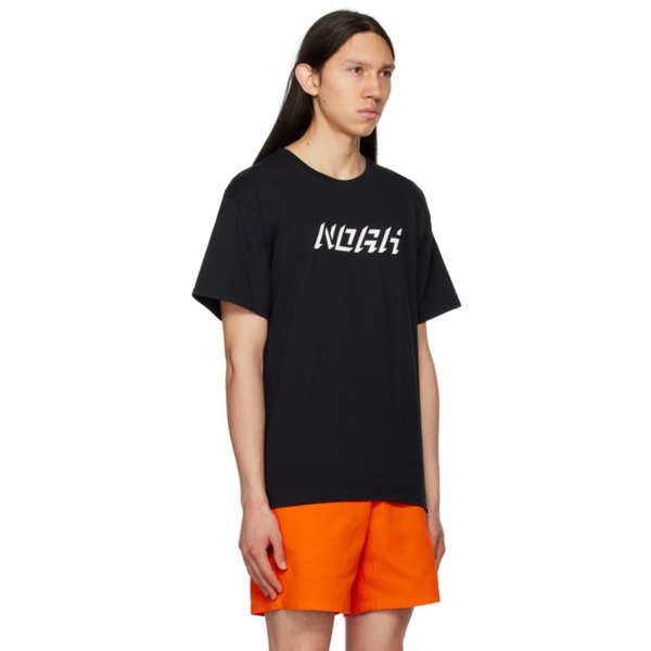  노아 Noah Black AO T-Shirt 231876M213027