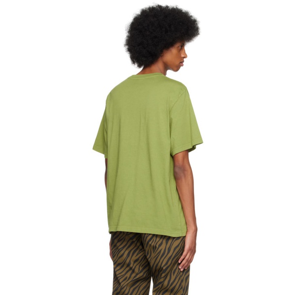  눈 군스 Noon Goons Green Very Simple T-Shirt 231764M213011