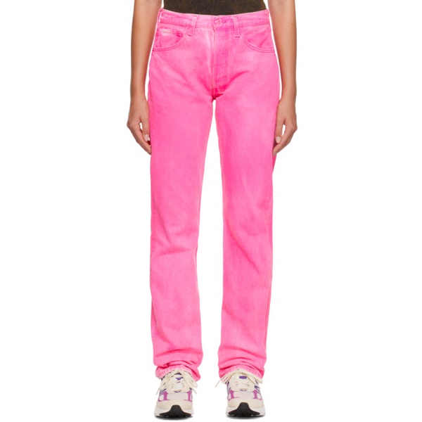  NotSoNormal Pink High Jeans 221438F069026