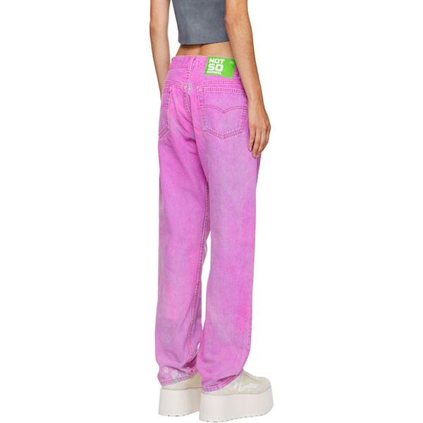  NotSoNormal Pink High Jeans 231438F069001