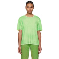 NotSoNormal Green Sprayed T-Shirt 231438M213000