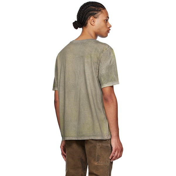  NotSoNormal Taupe Sprayed T-Shirt 231438M213001
