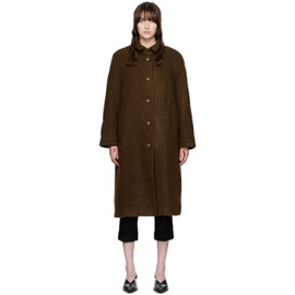 낫띵 리튼 Nothing Written Brown Thinsulate Coat 222814F059000