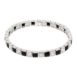 넘버링 Numbering Silver & Black #3954 Bracelet 241439F020003
