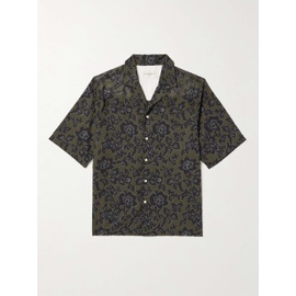 OFFICINE GEENEERALE Eren Camp-Collar Floral-Print Cotton Shirt 1647597307318634