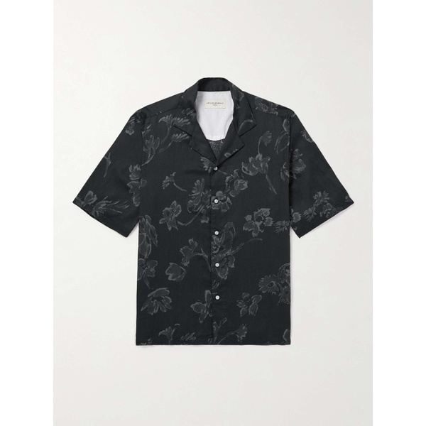  OFFICINE GEENEERALE Eren Camp-Collar Floral-Print Cotton-Poplin Shirt 1647597327872745