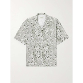 OFFICINE GEENEERALE Eren Camp-Collar Printed Cotton-Poplin Shirt 1647597327860121