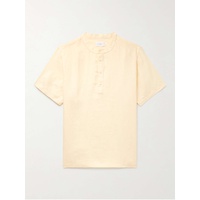 ONIA Linen Grandad-Collar Shirt 1647597317879015