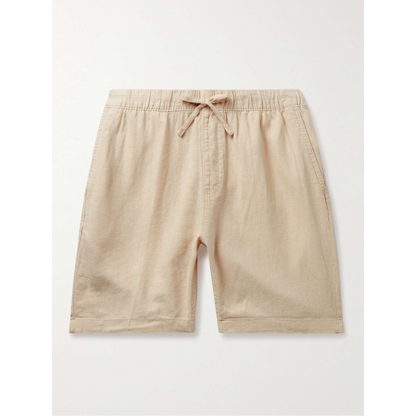  ONIA Straight-Leg Linen-Blend Drawstring Shorts 1647597286553534