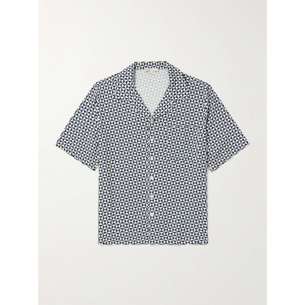  ONIA Camp-Collar Printed Woven Shirt 1647597323780299
