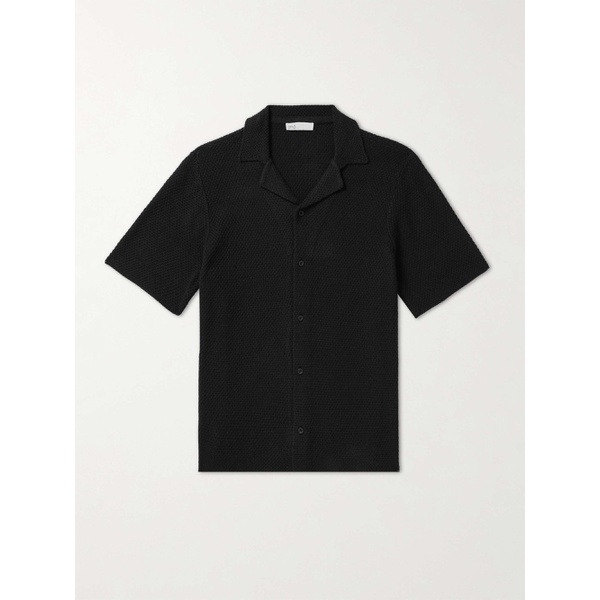  ONIA Camp-Collar Cotton-Blend Shirt 1647597323780476