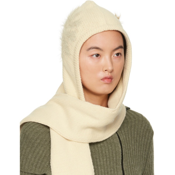  OPEN YY 오프화이트 Off-White Hooded Scarf 232731F028003