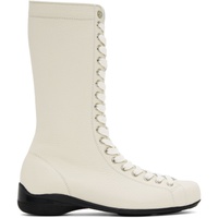 OPEN YY 오프화이트 Off-White Lace Up Training Boots 241731F114000