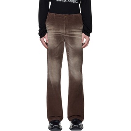 OPEN YY SSENSE Exclusive Brown Trousers 222731M191013