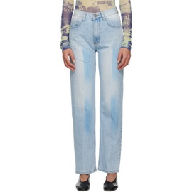 OPEN YY Blue Shaded Jeans 231731F069000