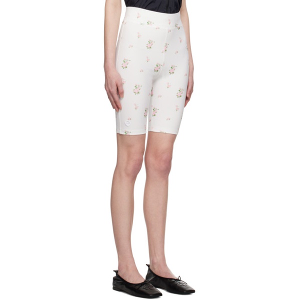  OPEN YY White Floral Shorts 231731F088007