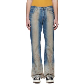 OPEN YY SSENSE Exclusive Blue Faded Jeans 222731M186001