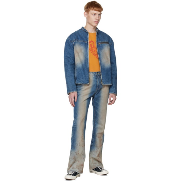  OPEN YY SSENSE Exclusive Blue Faded Jeans 222731M186001