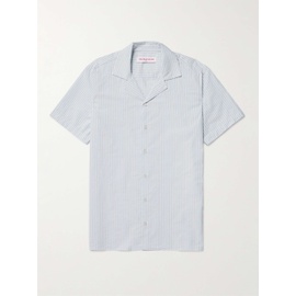 ORLEBAR BROWN Travis Camp-Collar Striped Cotton Shirt 1647597307746451