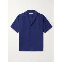 ORLEBAR BROWN Maitan Camp-Collar Linen Shirt 1647597330227368