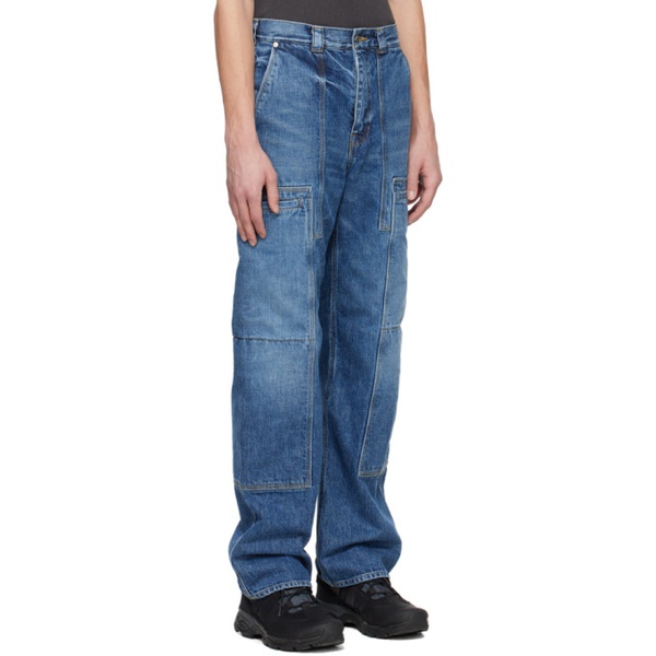  OUAT Blue Cargo Jeans 241206M186000