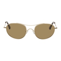 아워 레가시 OUR LEGACY Gold Zwan Sunglasses 241803M134002